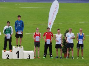 Süddeutsche Leichtathletikmeisterschaften, 1500m, mJU18, Siegerehrung